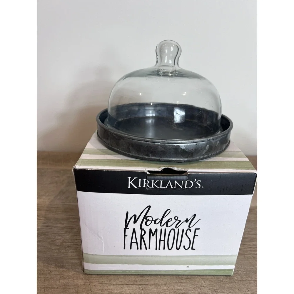 NIB Kirkland's Farmhouse Cheese Dome